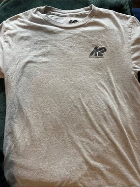 K2 Light Gray Short Sleeve Crewneck T-Shirt
